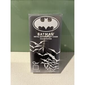 Batman Batwing Metal Key Chain Stealth Edition Loot Crate NEW